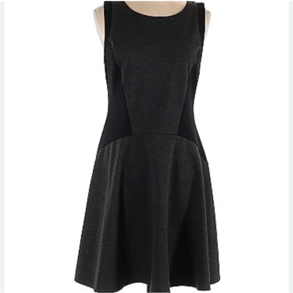 Mossimo A Line Black and Gray Dress Size XS